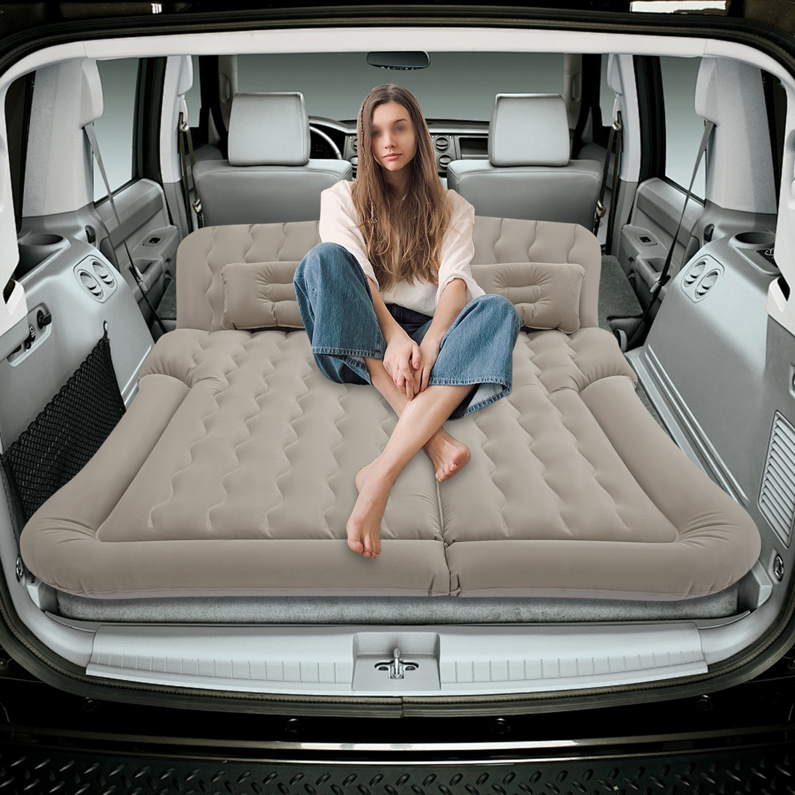Outdoor Furniture Deals - SUV Air Mattress With Pillows, Thickened