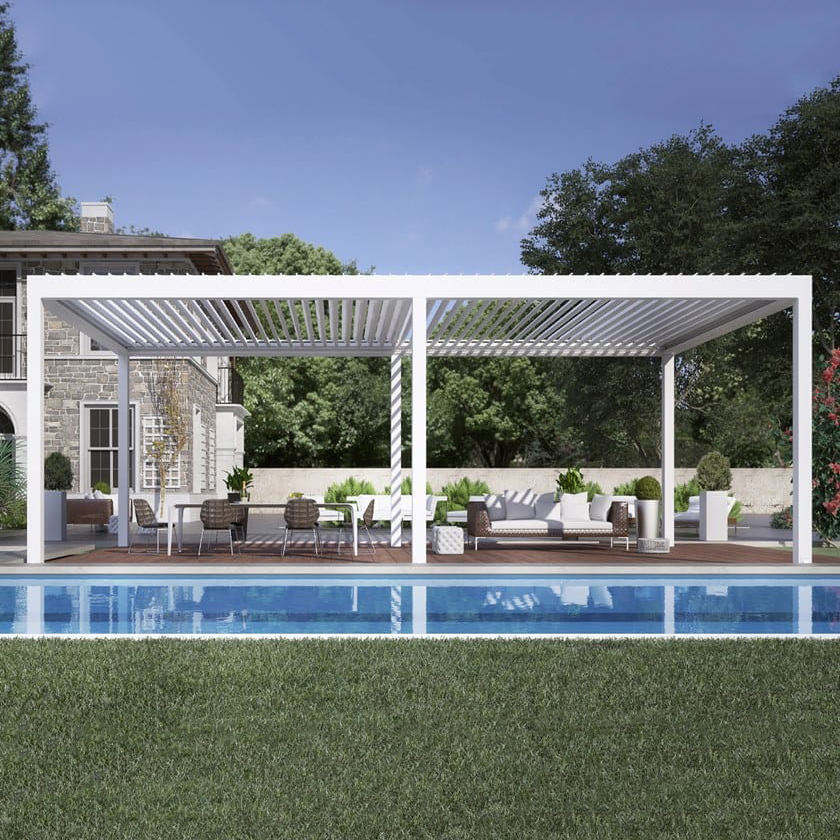 Outdoor Furniture Aluminum - Anodized Swimming Pool Aluminum Alloy Pavilion