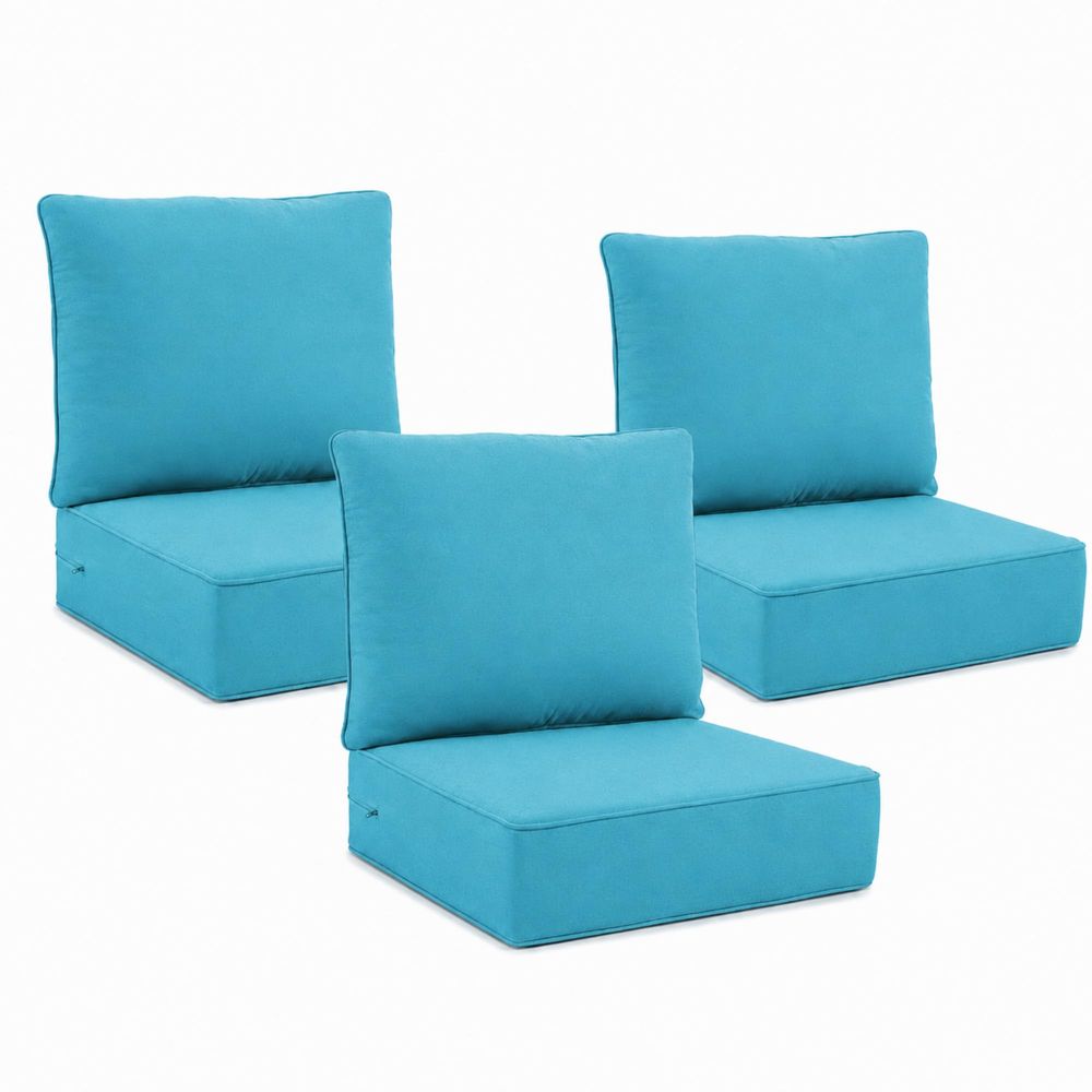 Outdoor Furniture Cushions 22 X 24 - Outdoor Seat Cushions 3Piece Set 22