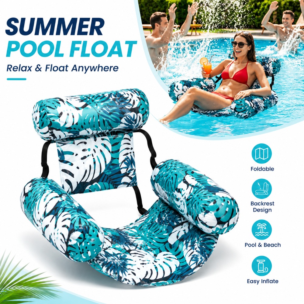 Outdoor Furniture Nearby - Heavy Duty Blow Up Pool Chair
