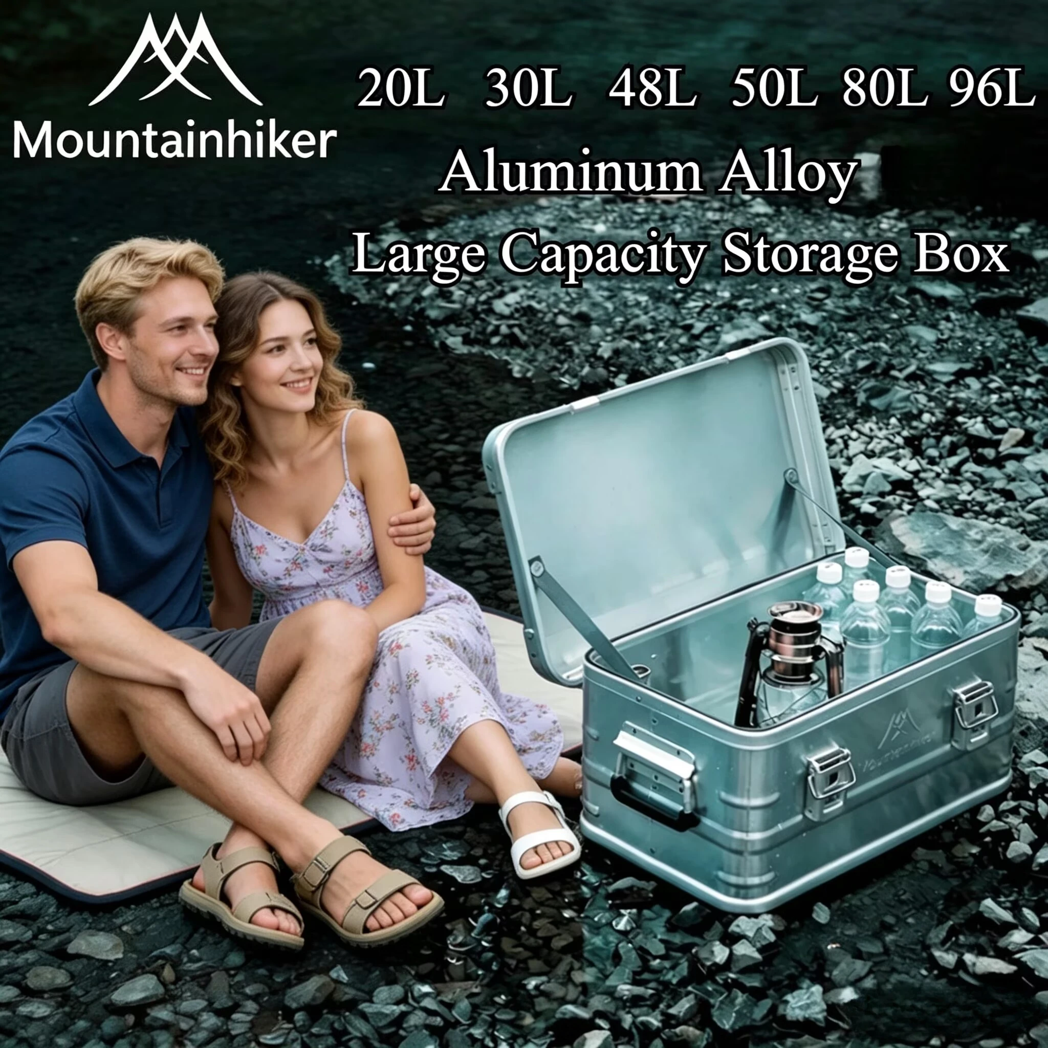 Outdoor Furniture Deals - 30-80L Outdoor Storage Box Camping Picnic