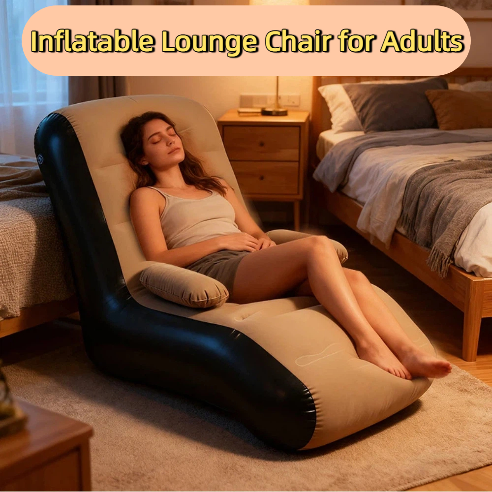 Outdoor Furniture Nearby - Inflatable Lounger Sofa with Storage Bag