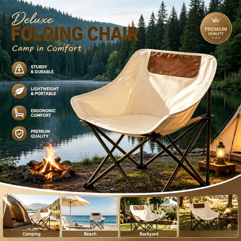 Outdoor Furniture Cheap - Ultra Light Portable Camping Chair Foldable