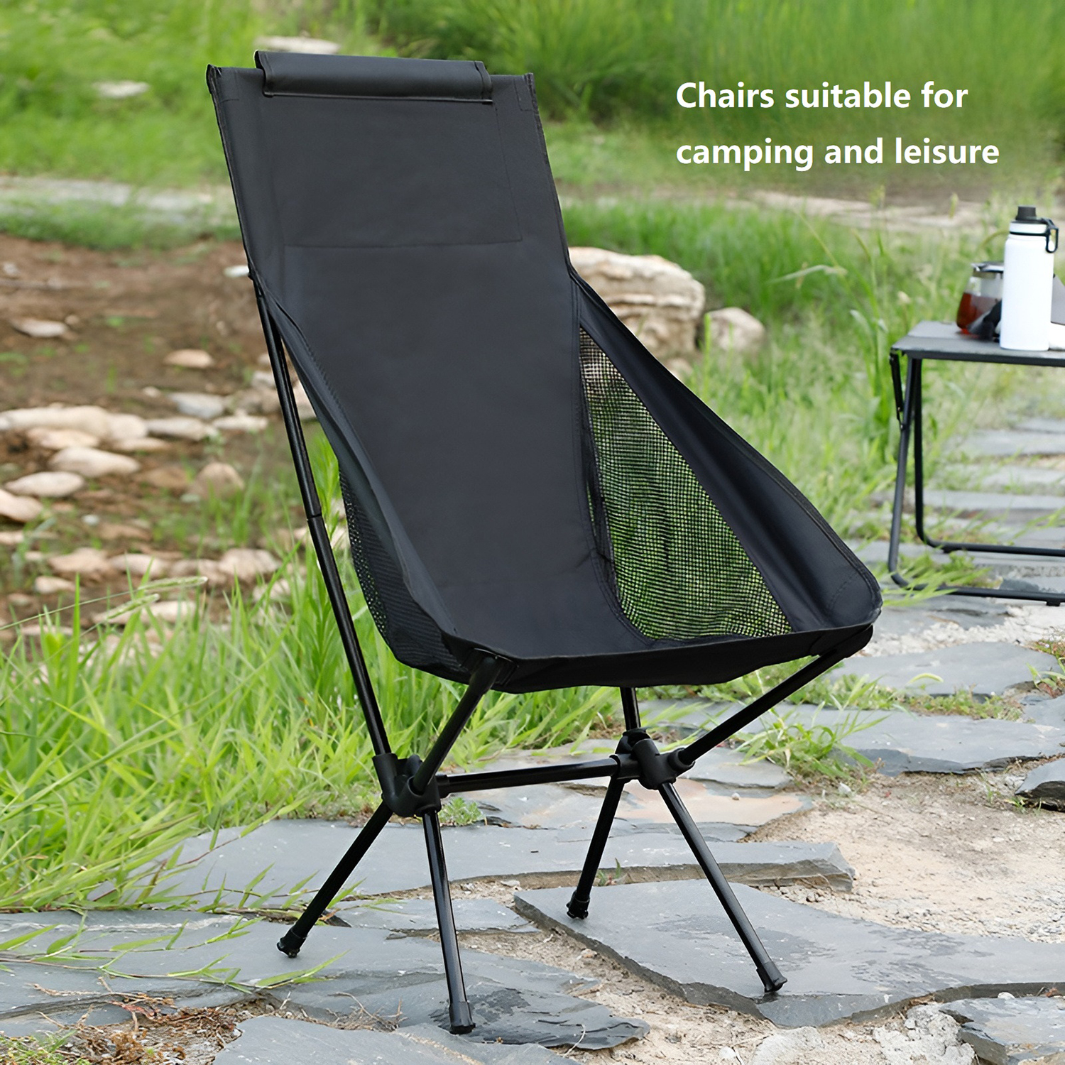 Outdoor Furniture Deals - Foldable Camping Chairs Set Lightweight Folding