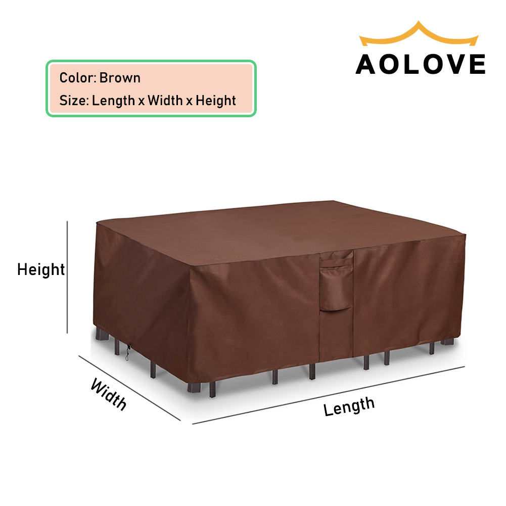 Brown 420D HEAVY DUTY Outdoor  – Outdoor Furniture Nearby Bewertung und Preis