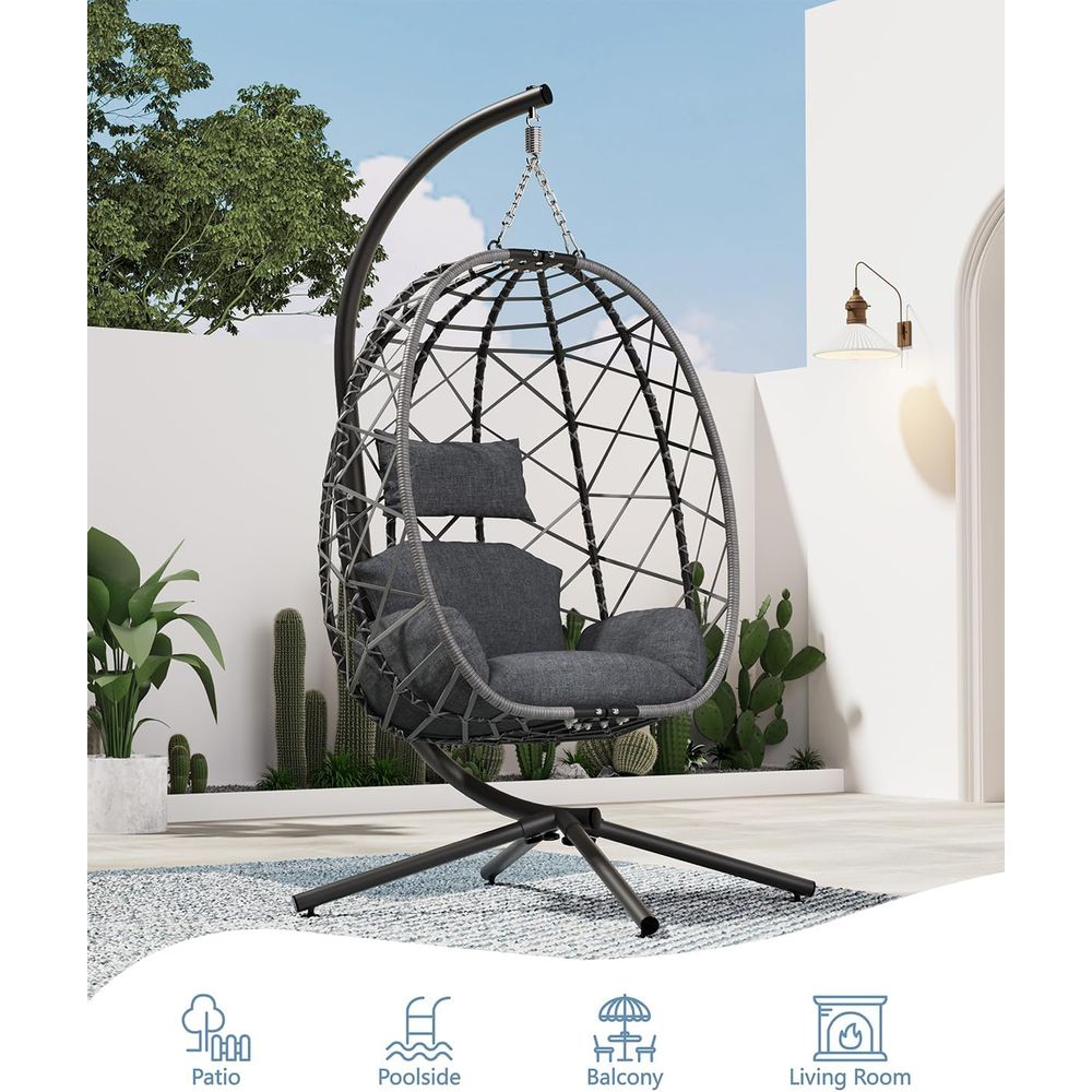 Outdoor Indoor Rattan Egg Swin – Garden Swing Chair Bewertung und Preis