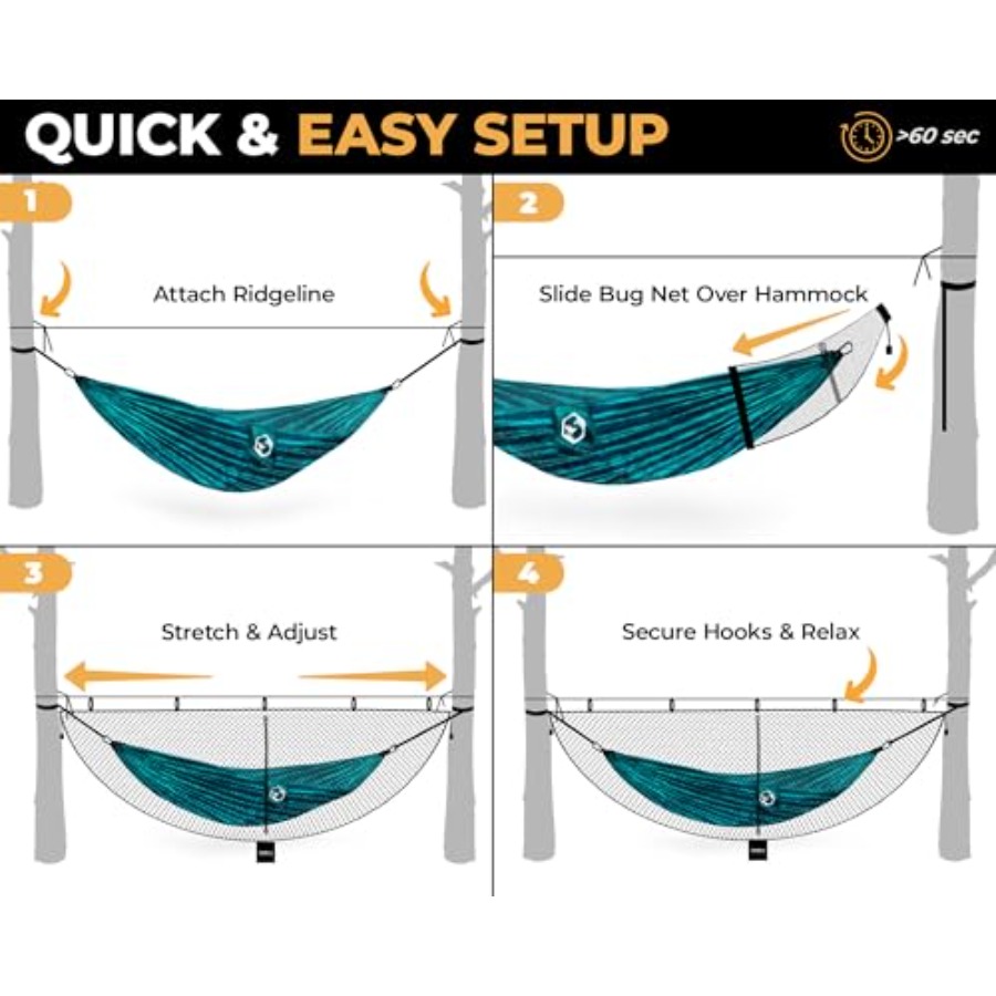 XL Hammock Net 12ft Net for Ha – Outdoor Furniture Xl Bewertung und Preis