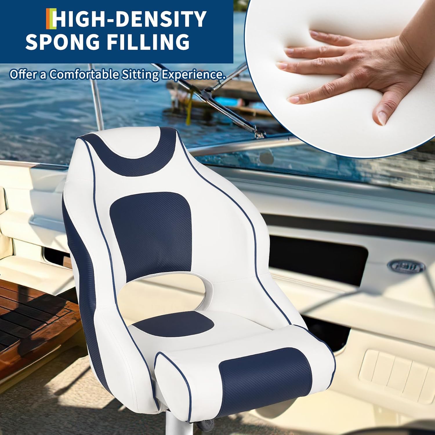 High Back Boat Seat with Flip- – Outdoor Furniture Aluminum Bewertung und Preis