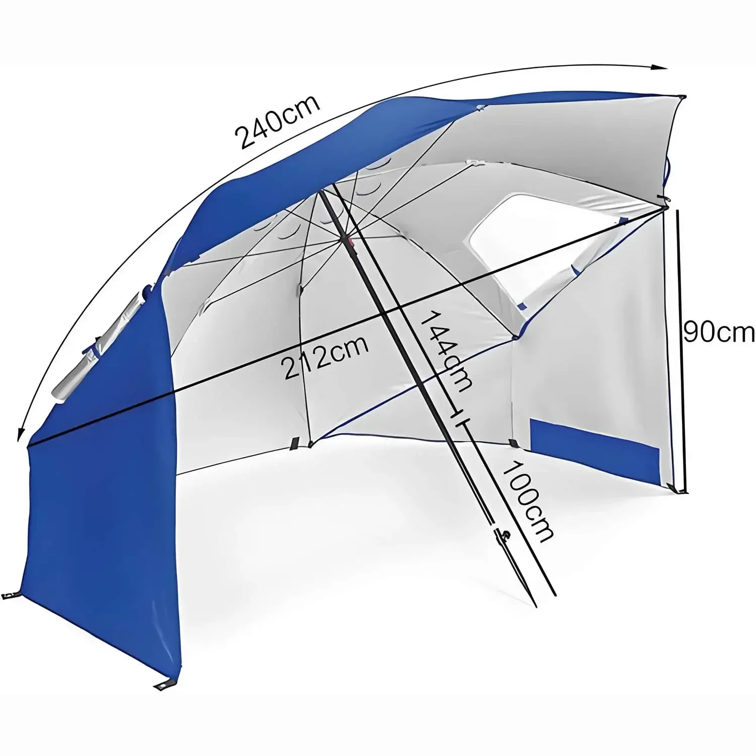 2 Meter Awning Sport-umbrella  – Outdoor Furniture Xl Bewertung und Preis