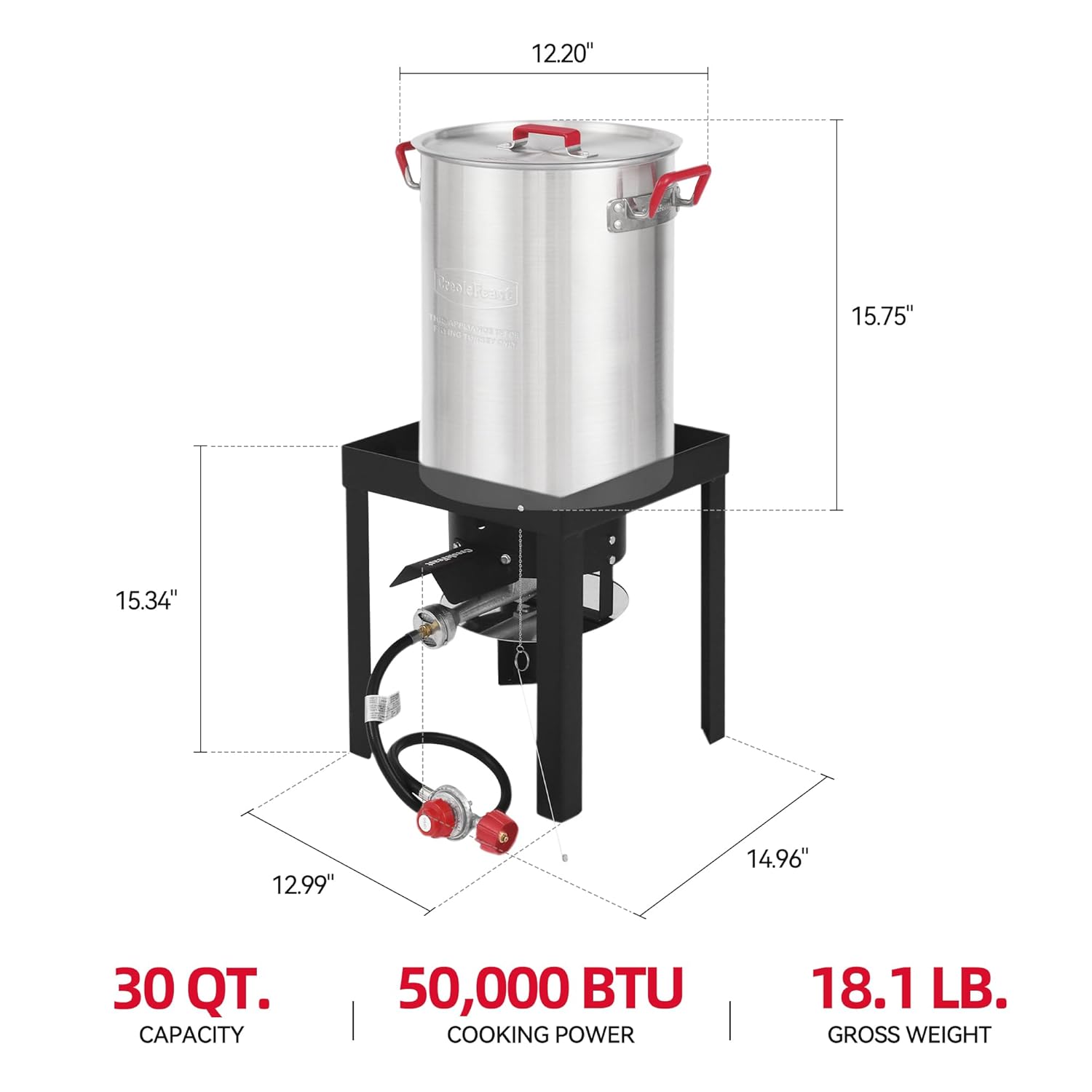 30 Qt Aluminum Turkey Fryer Po – Outdoor Furniture Turkey Bewertung und Preis