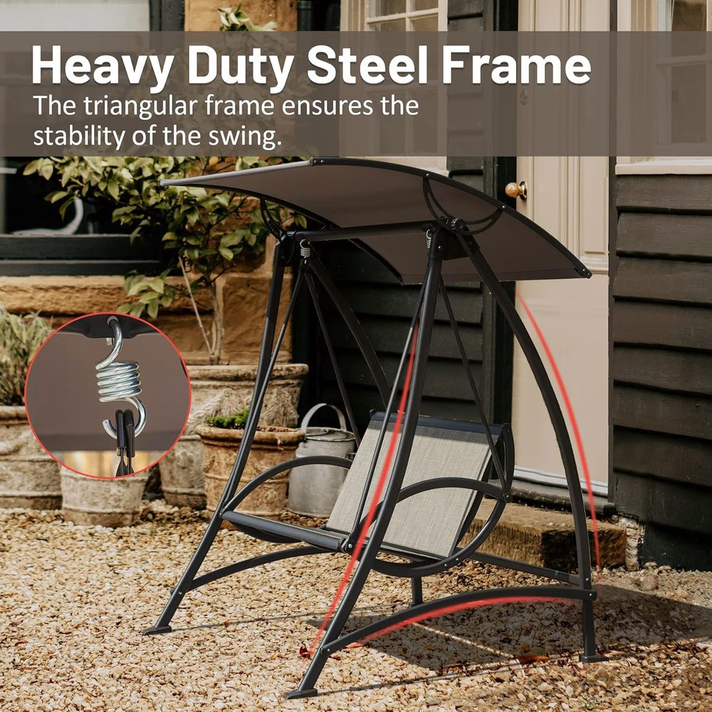 2-Seat Outdoor Patio Swing Cha – Garden Swing Chair Bewertung und Preis
