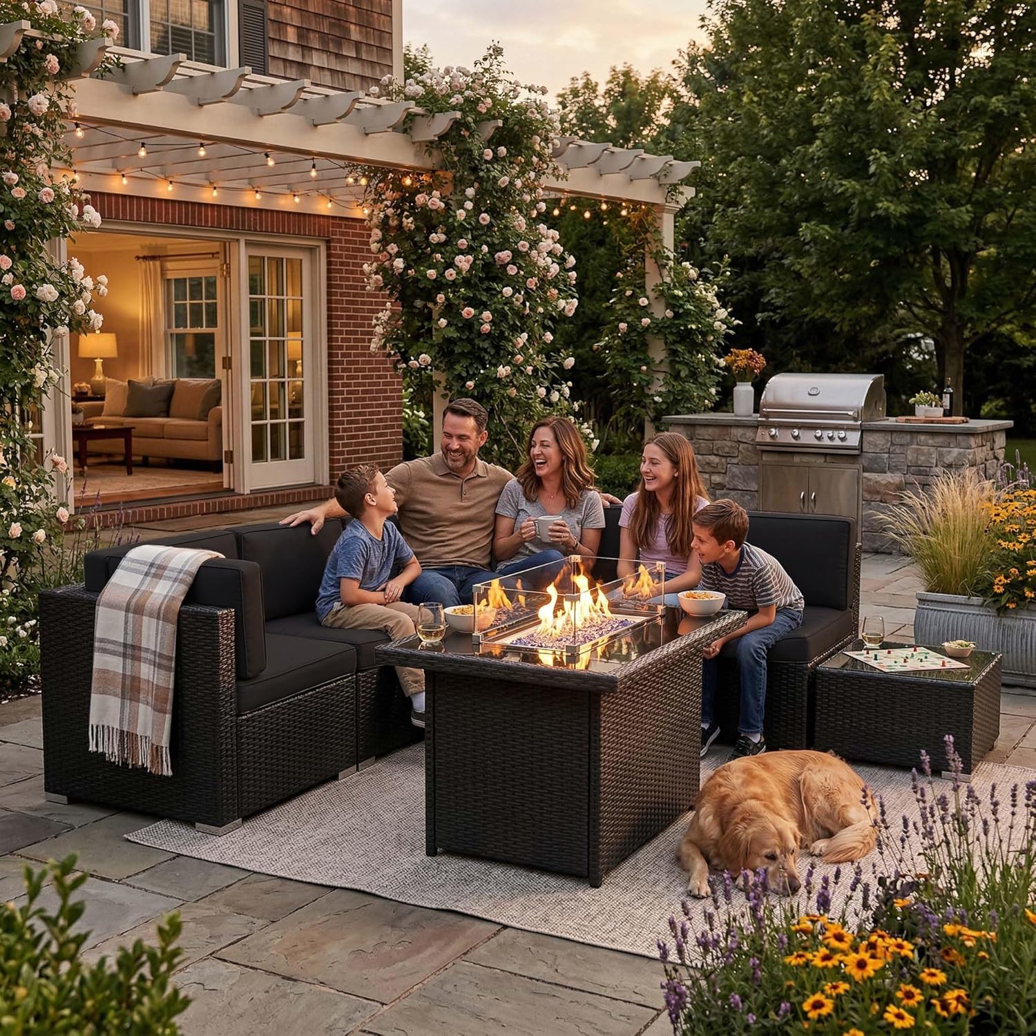 8 Pieces Patio Furniture Set w – Outdoor Furniture Deals Bewertung und Preis