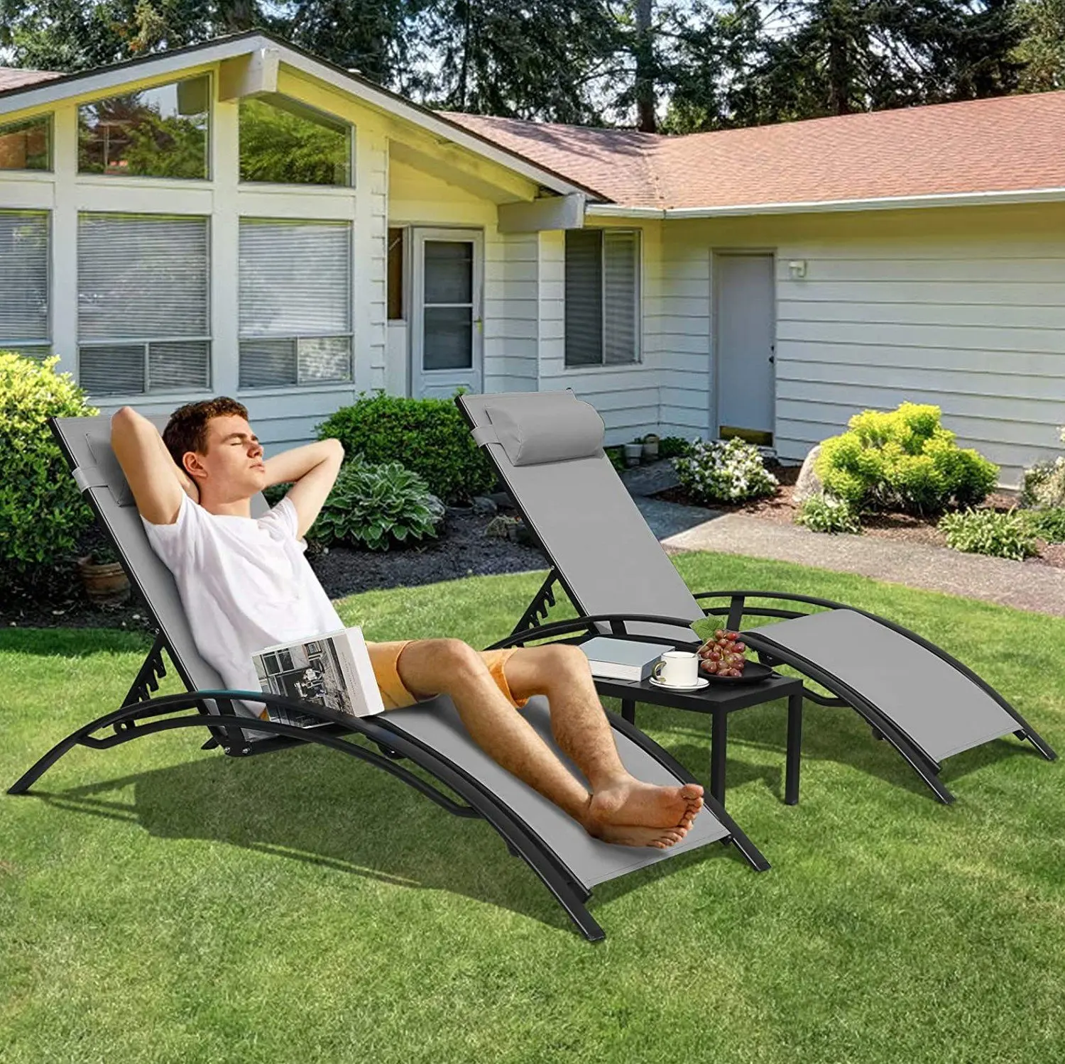 Aluminum Lounge Chair for Outs – Outdoor Furniture Deals Bewertung und Preis