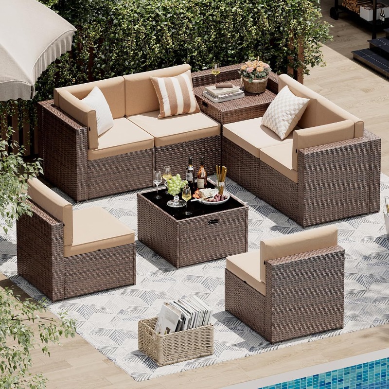 Aoxun Patio Furniture Set, Wic – Outdoor Furniture Deals Bewertung und Preis