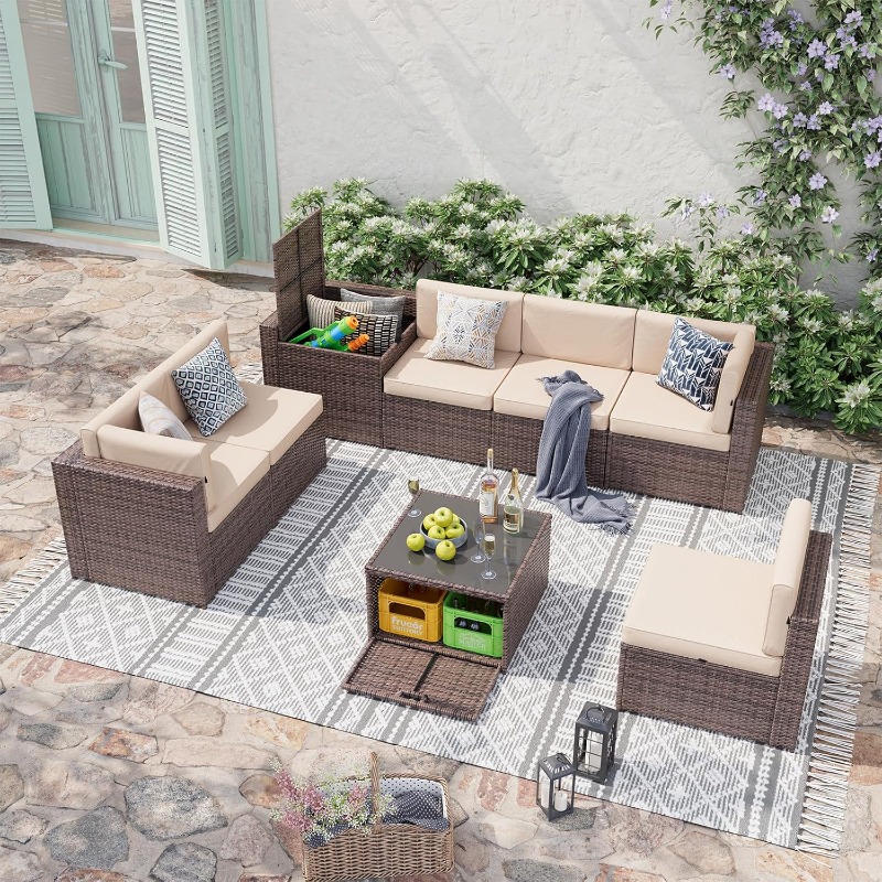 Aoxun Patio Furniture Set, Wic – Outdoor Furniture Deals Bewertung und Preis
