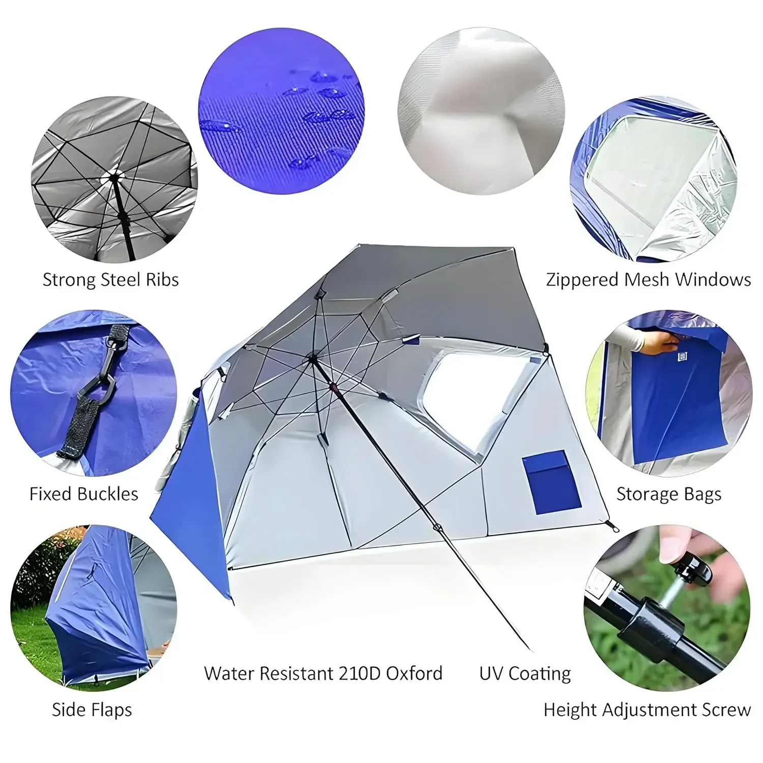 2 Meter Awning Sport-umbrella  – Outdoor Furniture Xl Bewertung und Preis