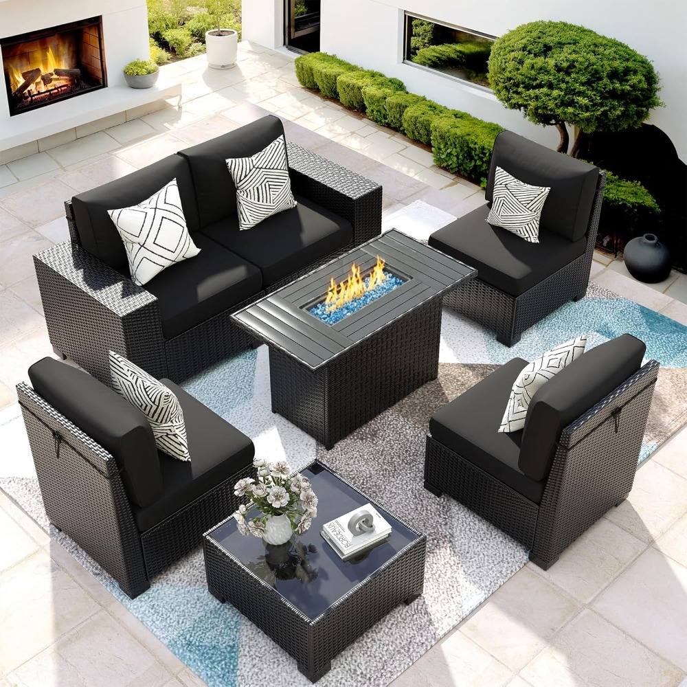 7 Piece Outdoor Sectional Sofa – Outdoor Furniture Deals Bewertung und Preis