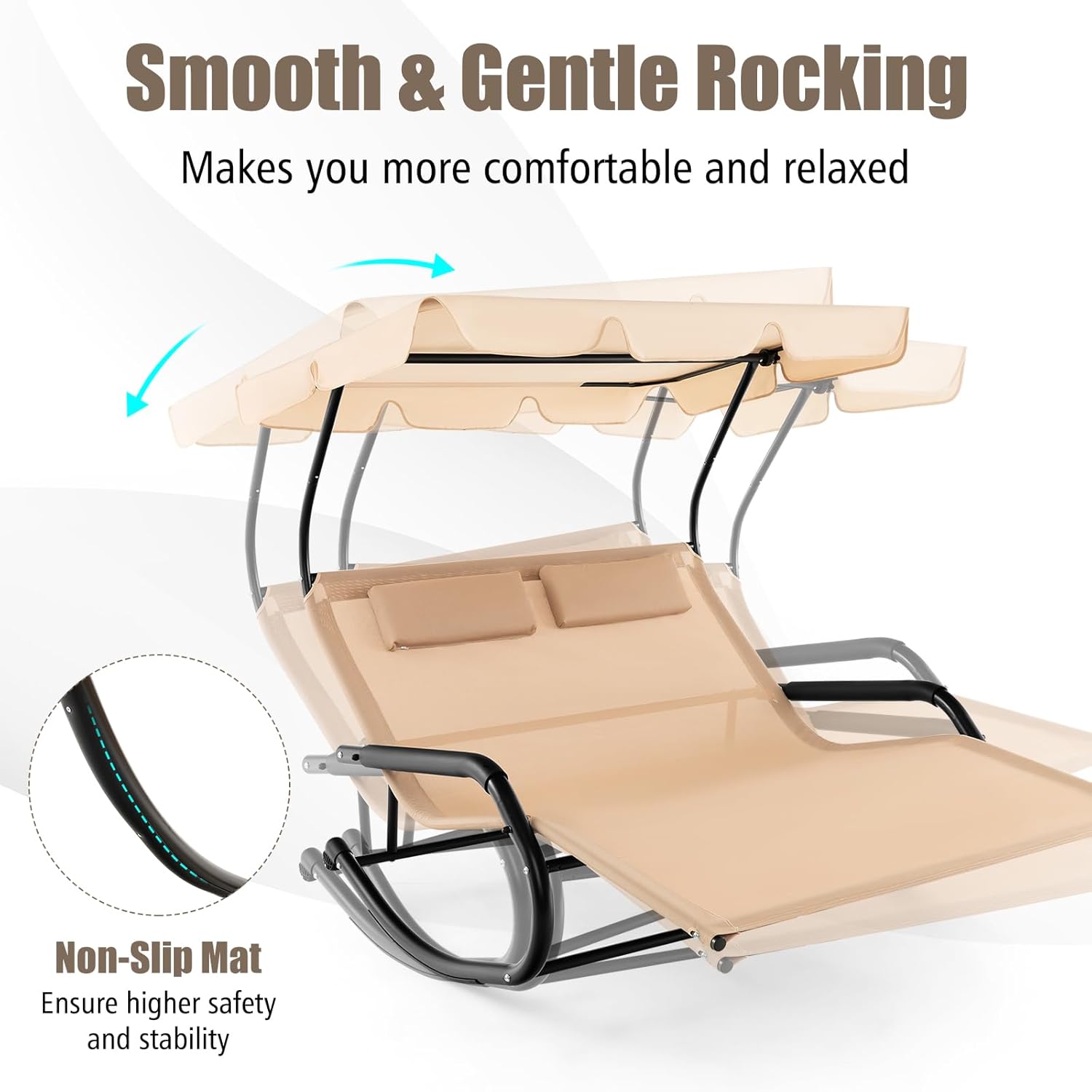2 Person Adjustable Canopy Lou – Outdoor Furniture Xl Bewertung und Preis