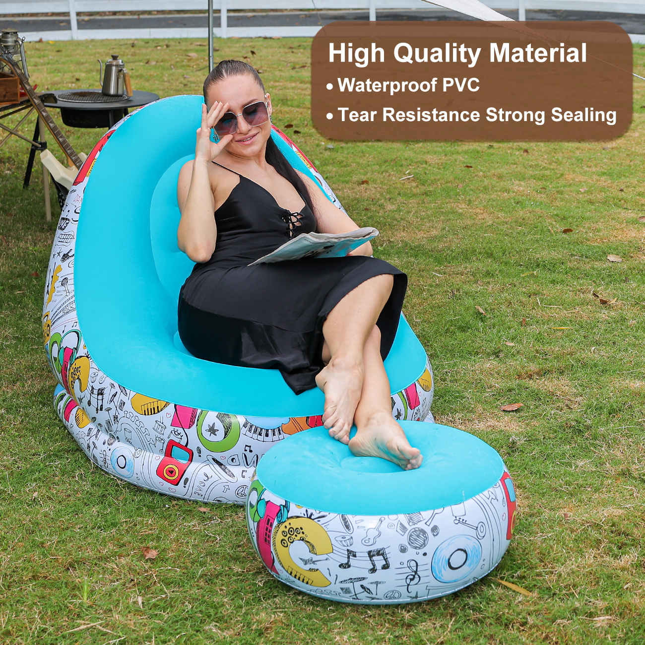 1PC Inflatable Lounger Chair w – Outdoor Furniture Nearby Bewertung und Preis