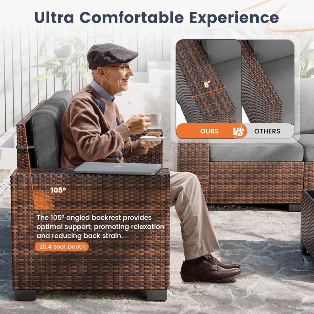Patio Furniture Set, 8 Inch Ar – Outdoor Furniture Deals Bewertung und Preis