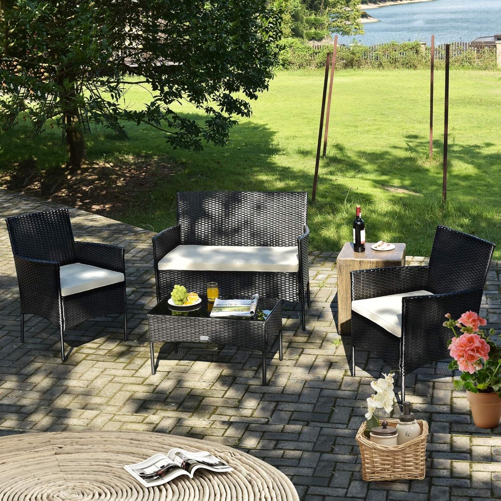 8 Pieces Patio Rattan Furnitur – Outdoor Furniture Deals Bewertung und Preis