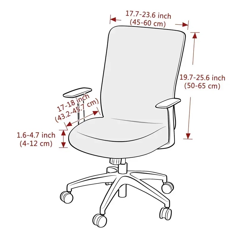 1PC Jacquard Office Chair Cove – Outdoor Furniture Xl Bewertung und Preis