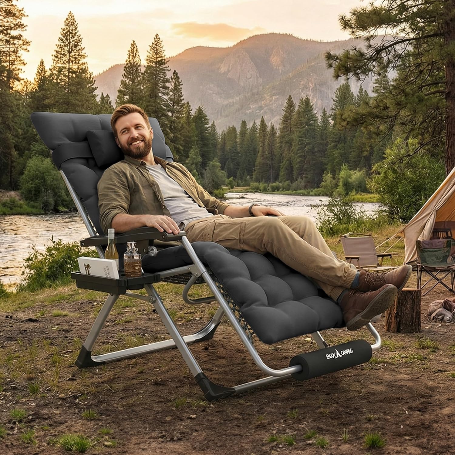 XL Oversized Zero Gravity Chai – Outdoor Furniture Xl Bewertung und Preis