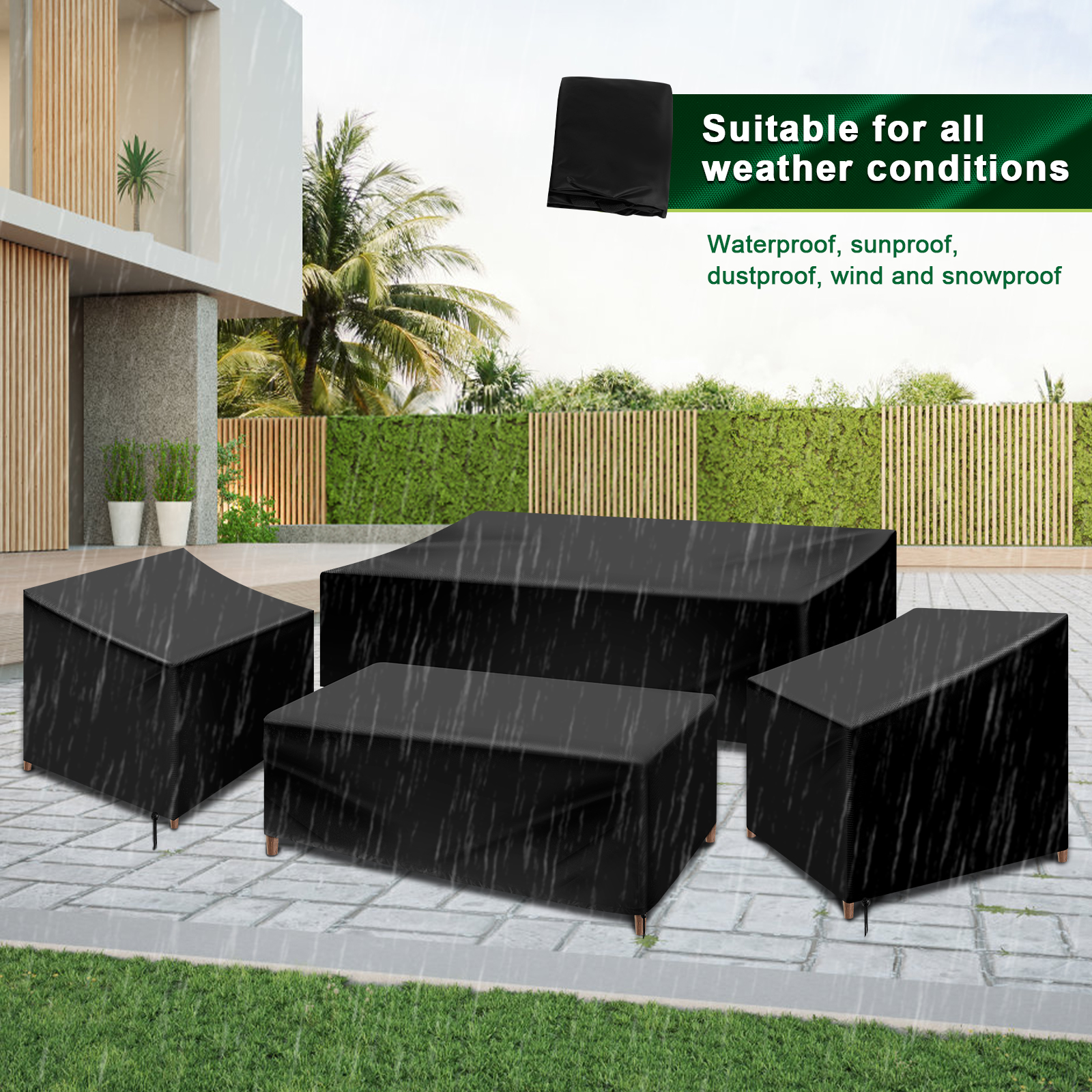 4Pcs Patio Furniture Cover Set – Outdoor Furniture Deals Bewertung und Preis