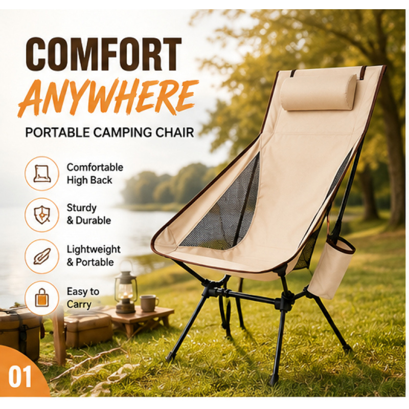 Portable Folding Camping Chair – Outdoor Furniture Cheap Bewertung und Preis