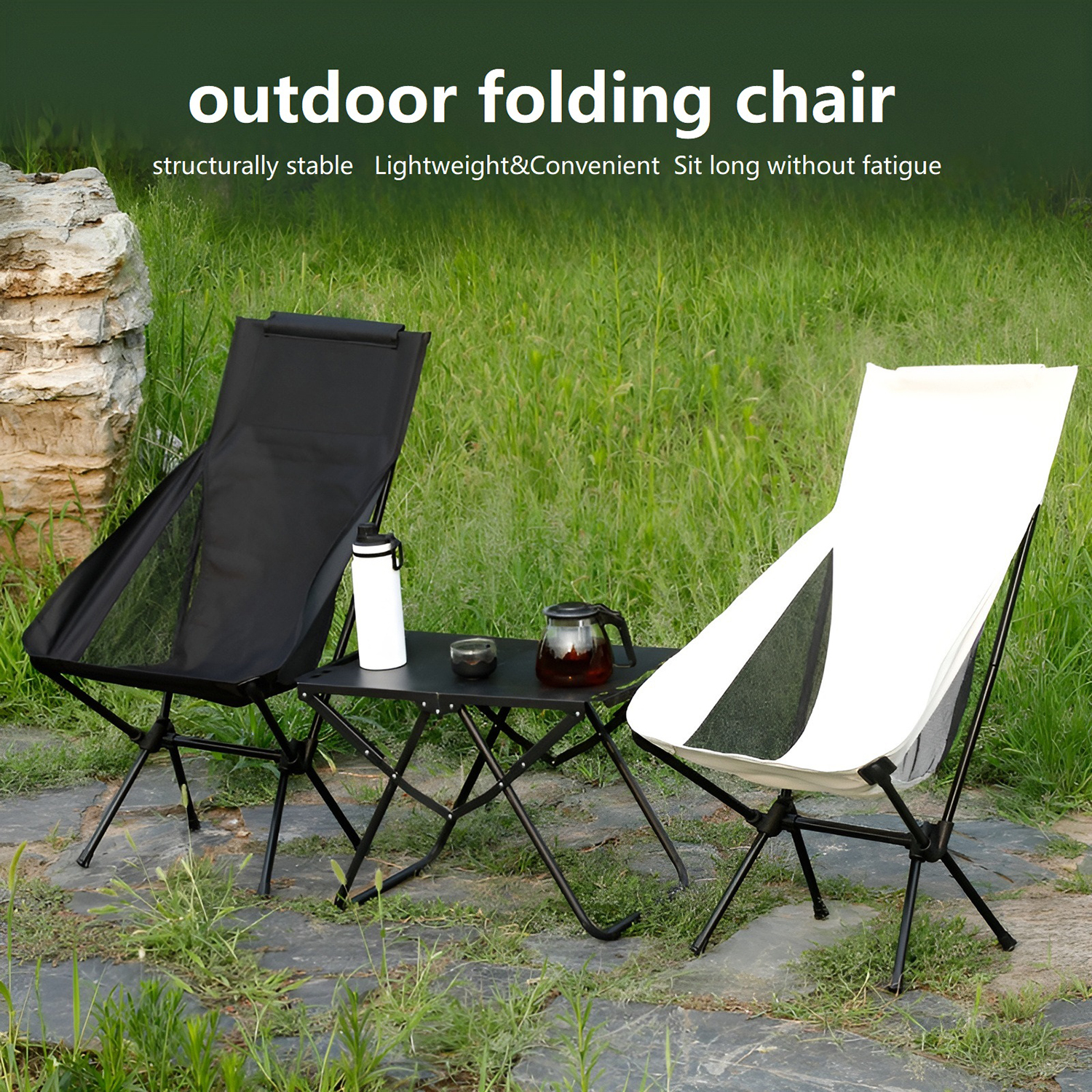 Foldable Camping Chairs Set Li – Outdoor Furniture Deals Bewertung und Preis